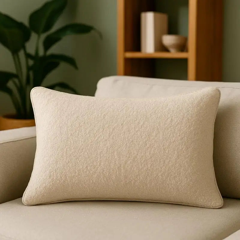 Cozy Textured Throw Pillow