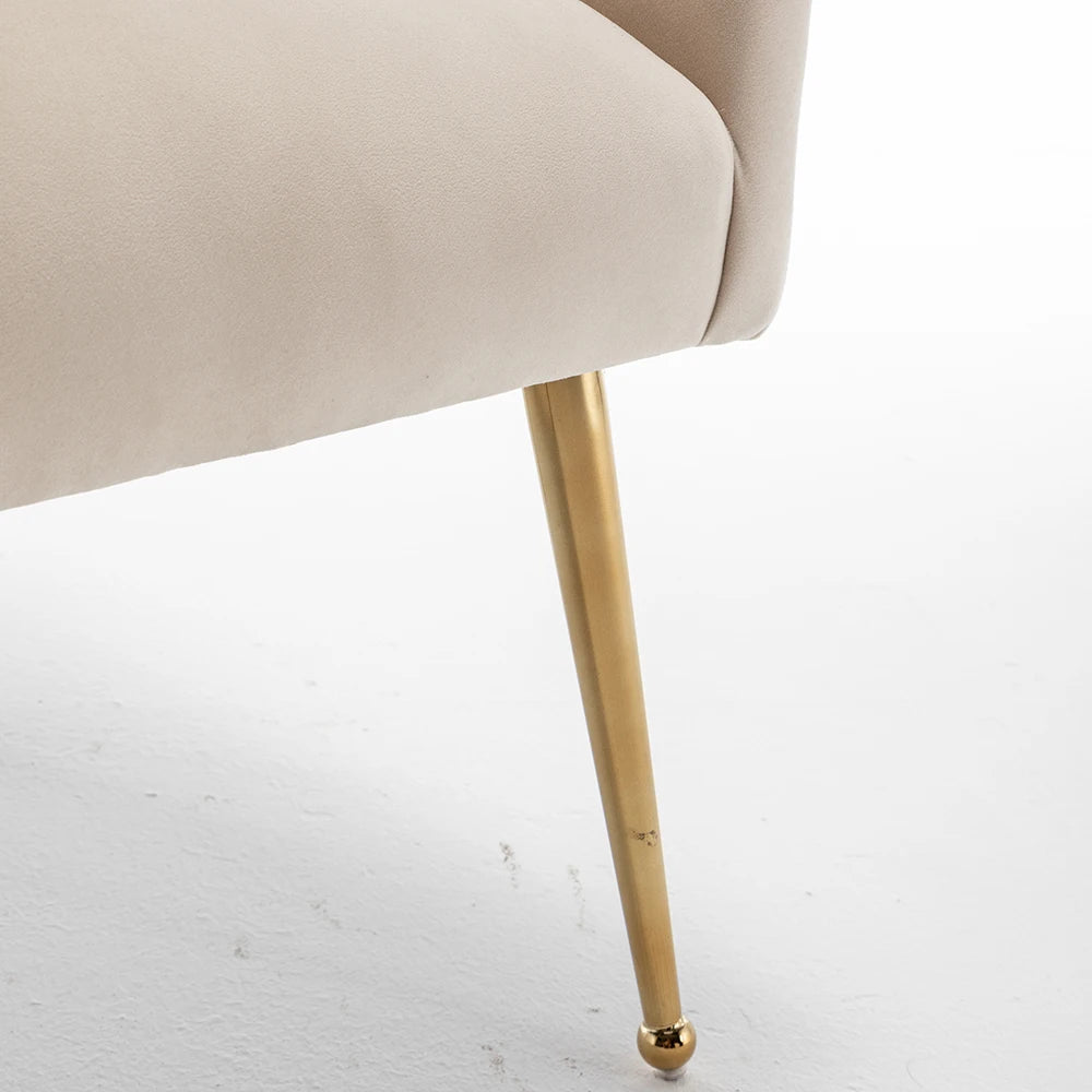 4 Modern Velvet Tufted Upholstered