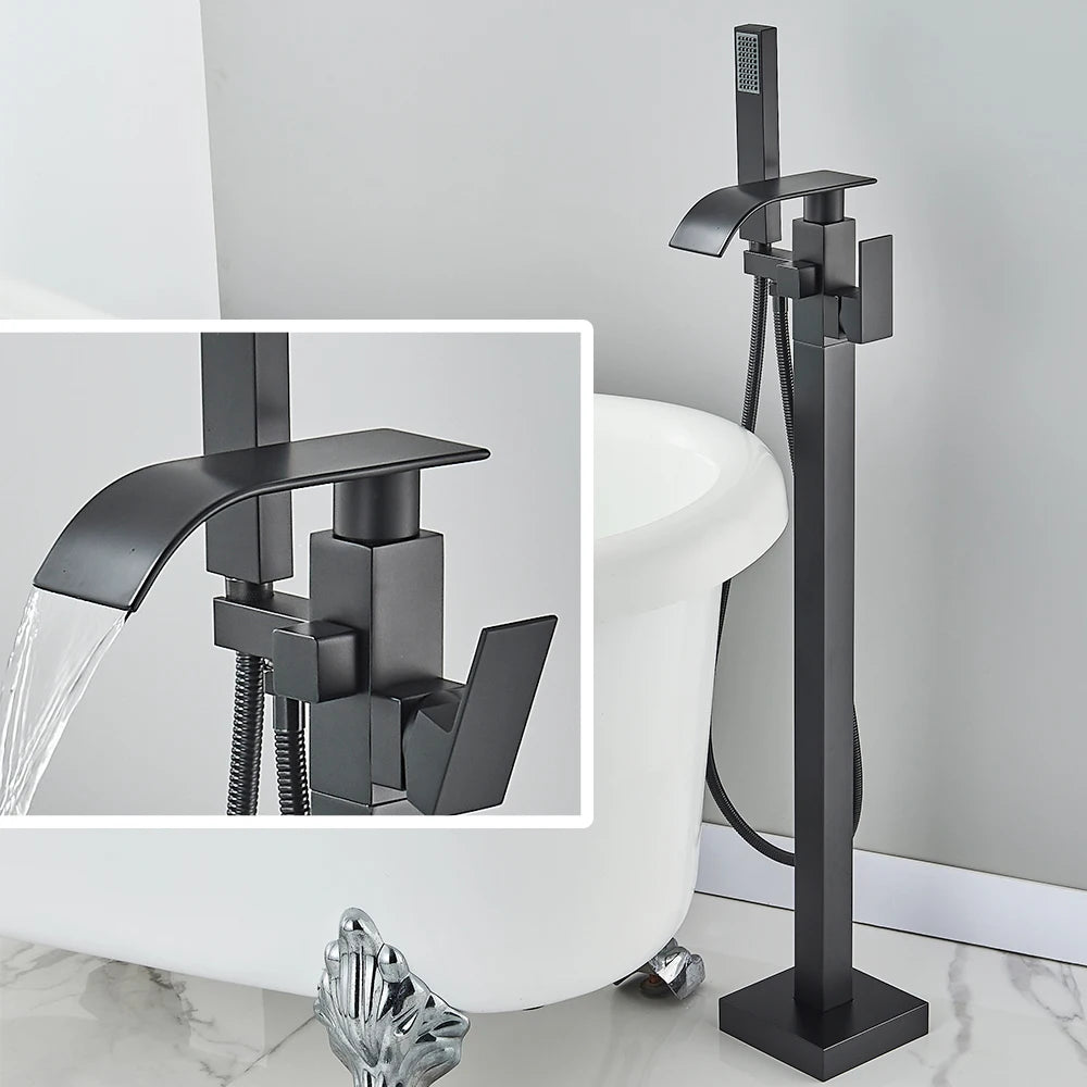 Black Waterfall Free Standing