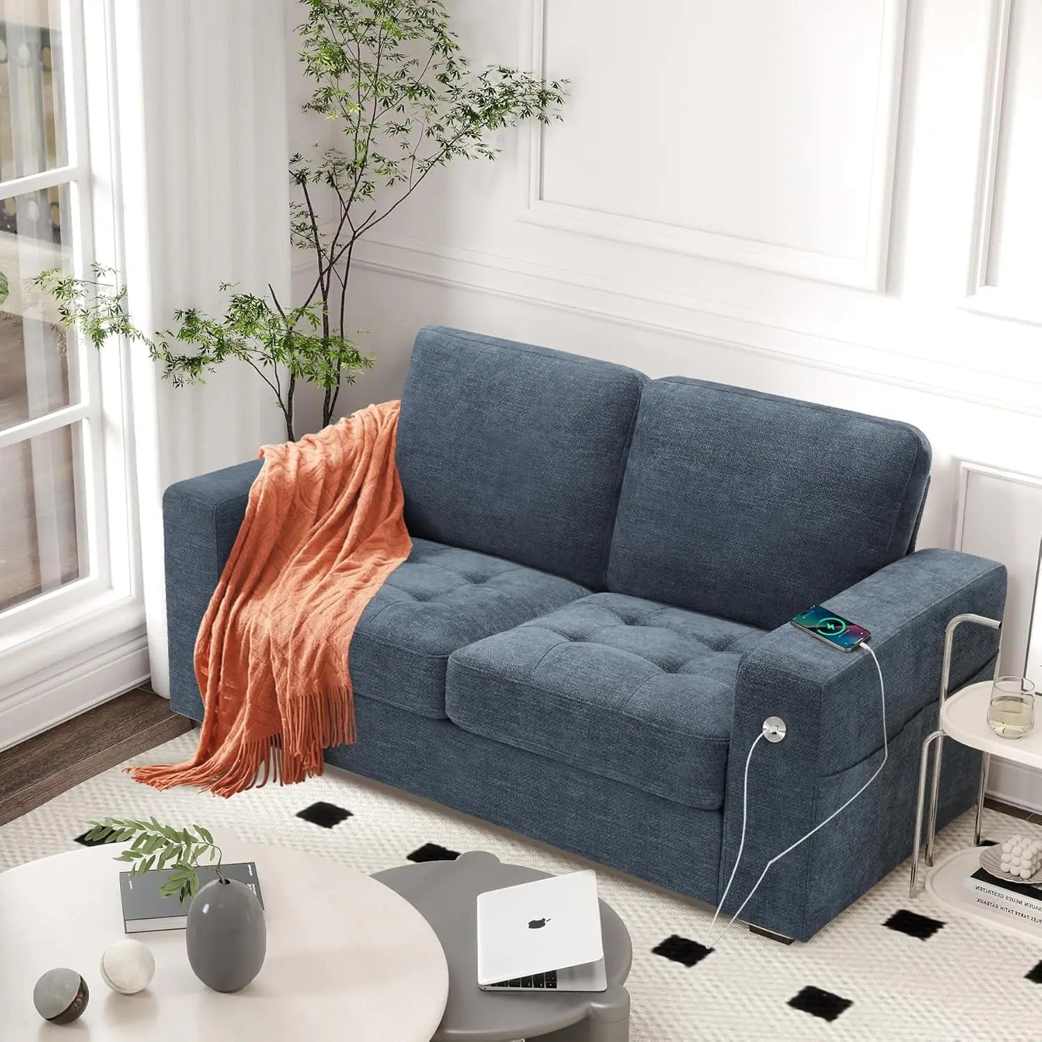 Modern Sofa Chenille