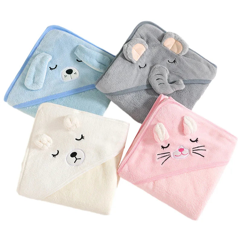 Animal Baby Bath Towels Soft