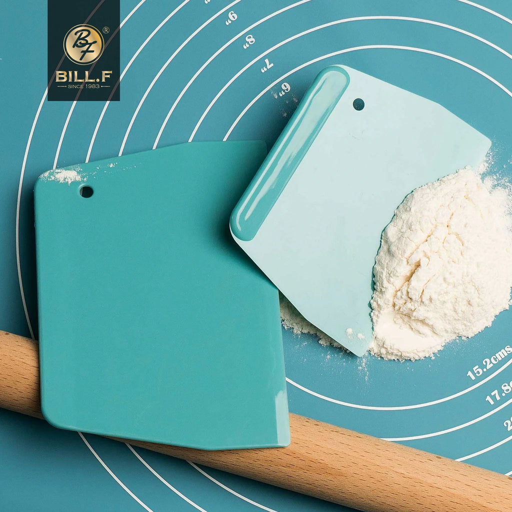 2pc Plastic Spatula/Dough Scraper
