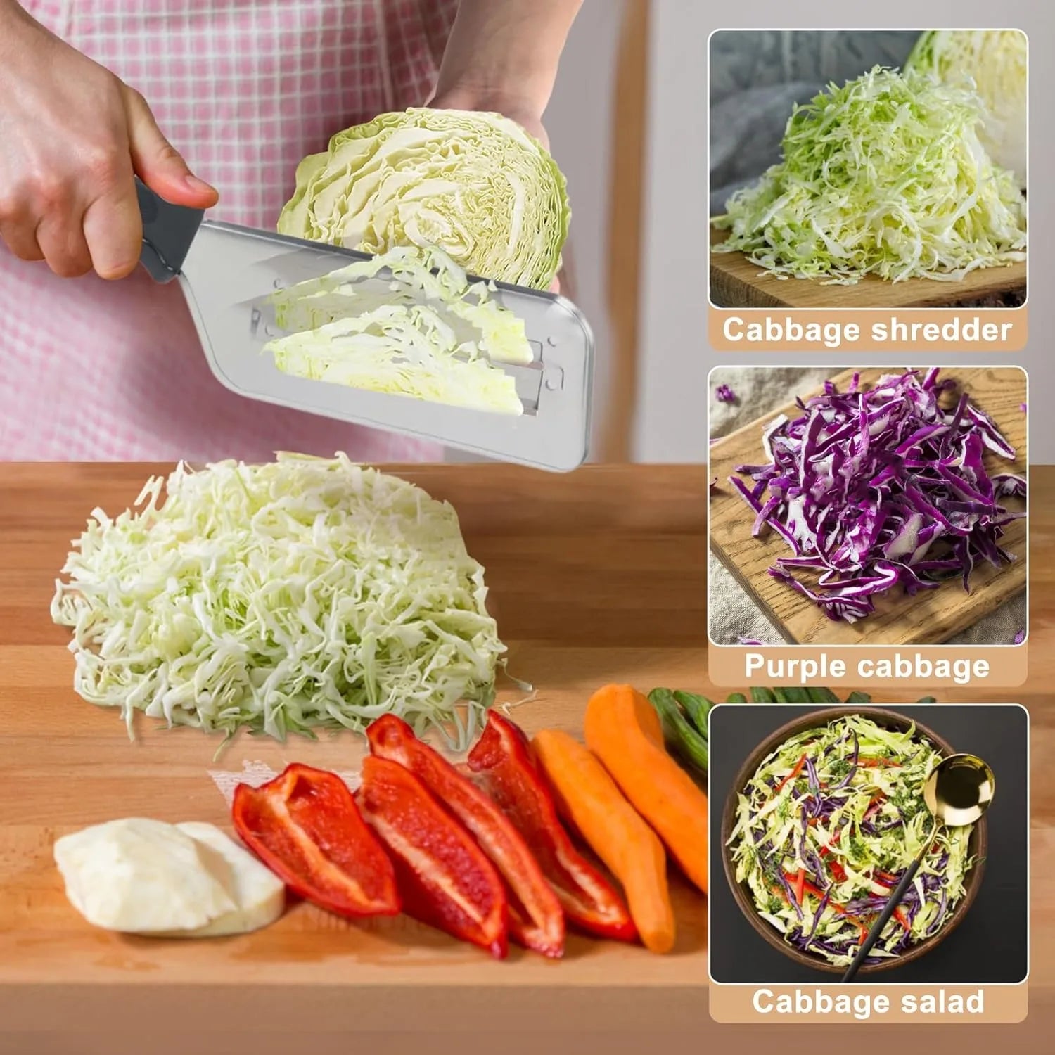 Cabbage Shredder for Coleslaw Sauerkraut