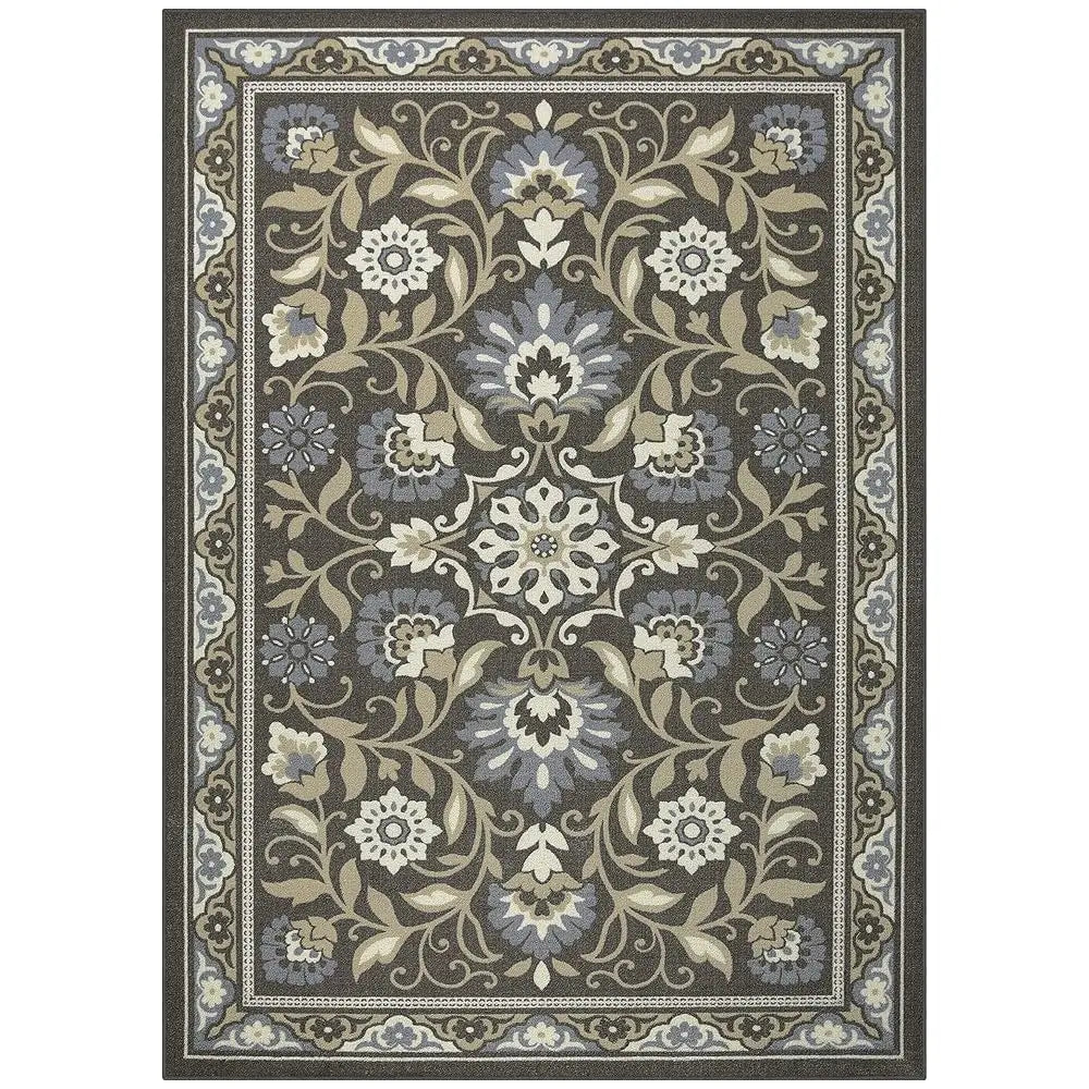 5x7 Light Brown Boho W/border