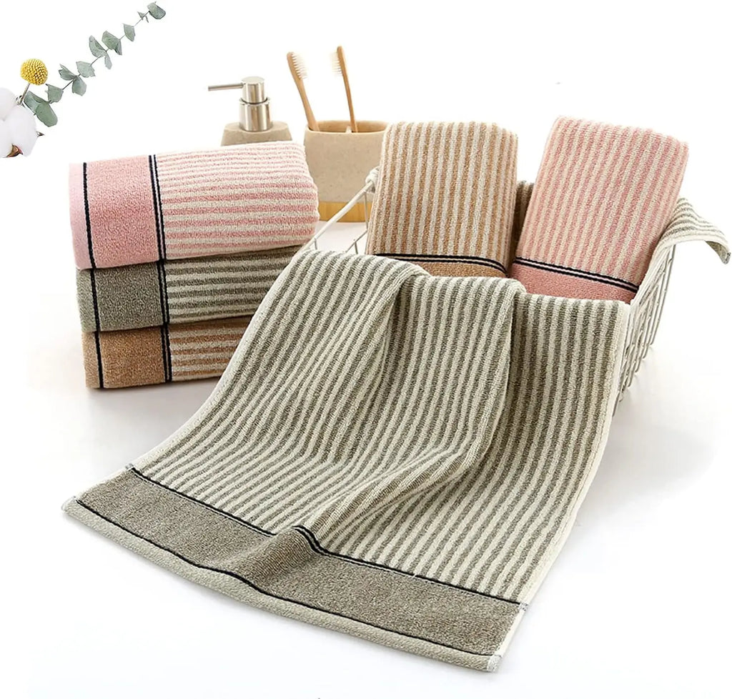 Striped Bath Towel Set/Hand Towels