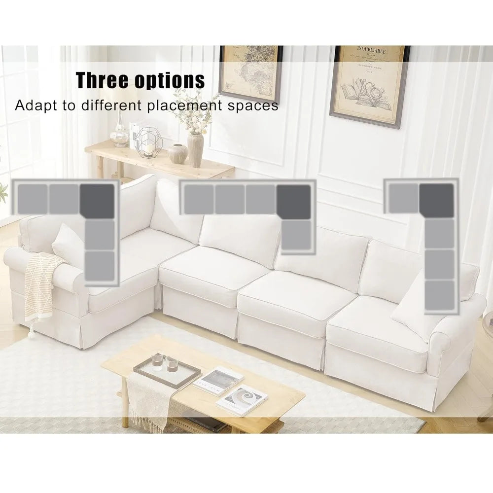 L-Shaped Sectional 5-Seater