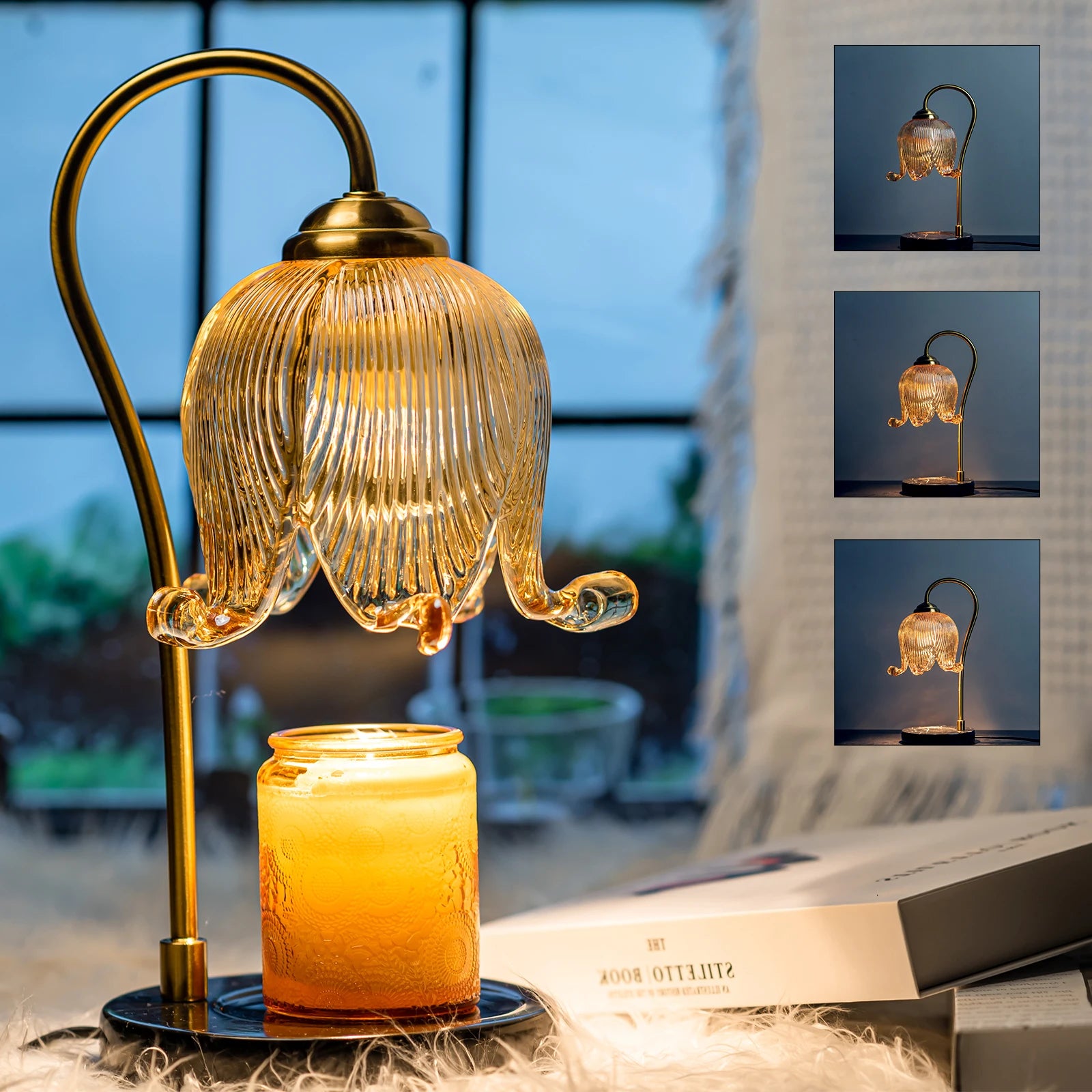 French Tulip Flower Candle Warmer