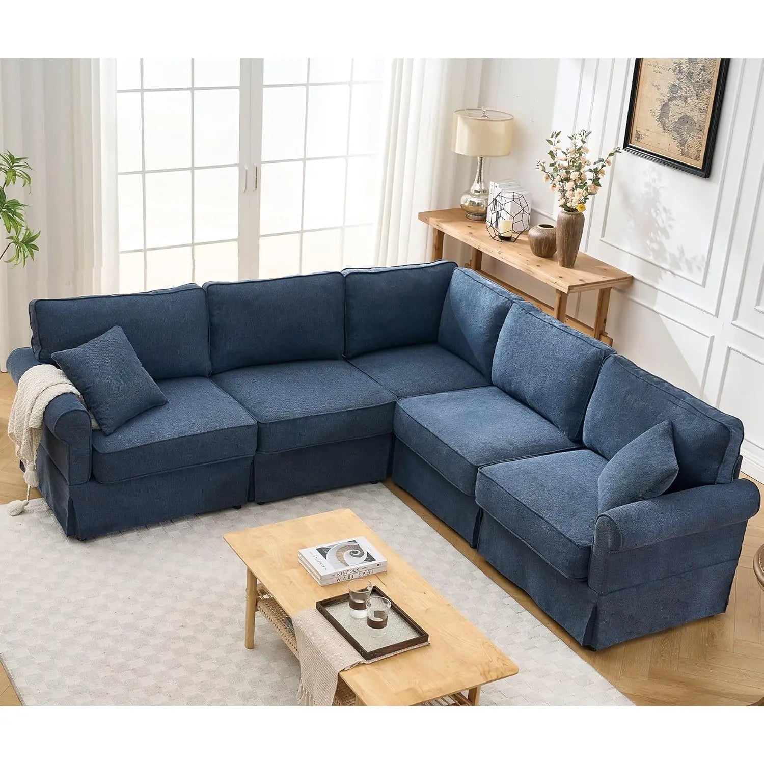 L-Shaped Sectional 5-Seater