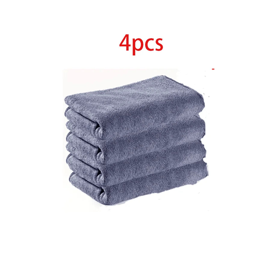 2/4/8pcs Microfiber Cleaning Cloths, Reusable &Washable