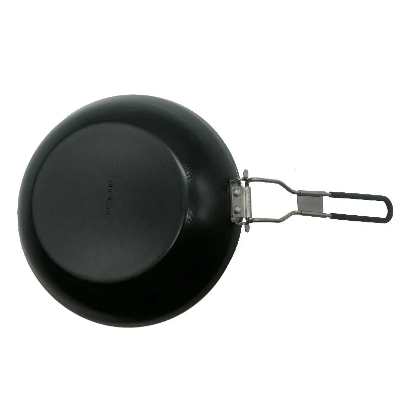 9.5" Carbon Steel Frying Pan with Folding Handle