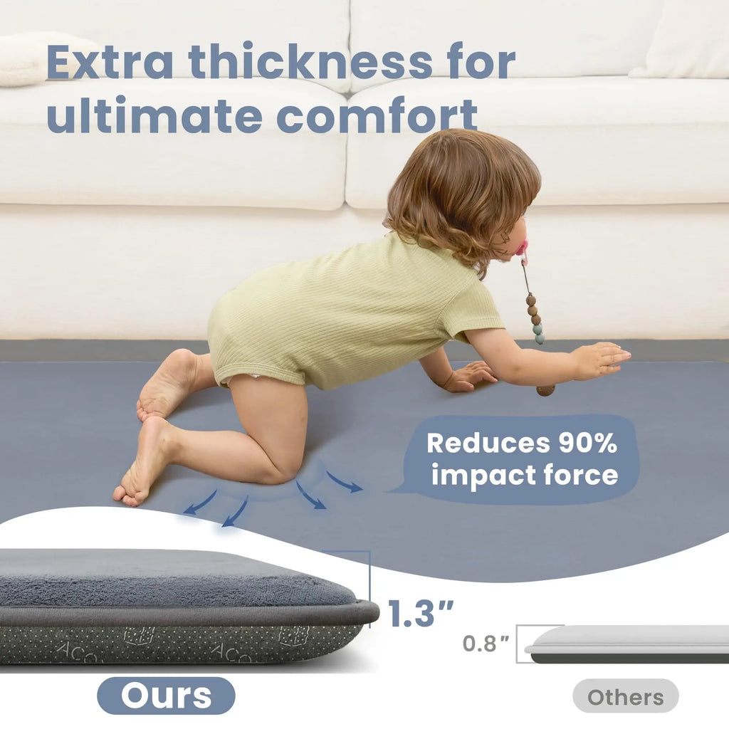 1.3“ Thick Memory Foam Playpen Mat