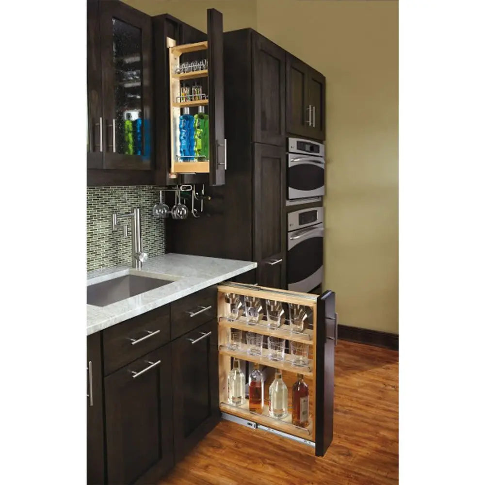 Pullout Filler for Between Base Cabinets Wooden 6WX30H