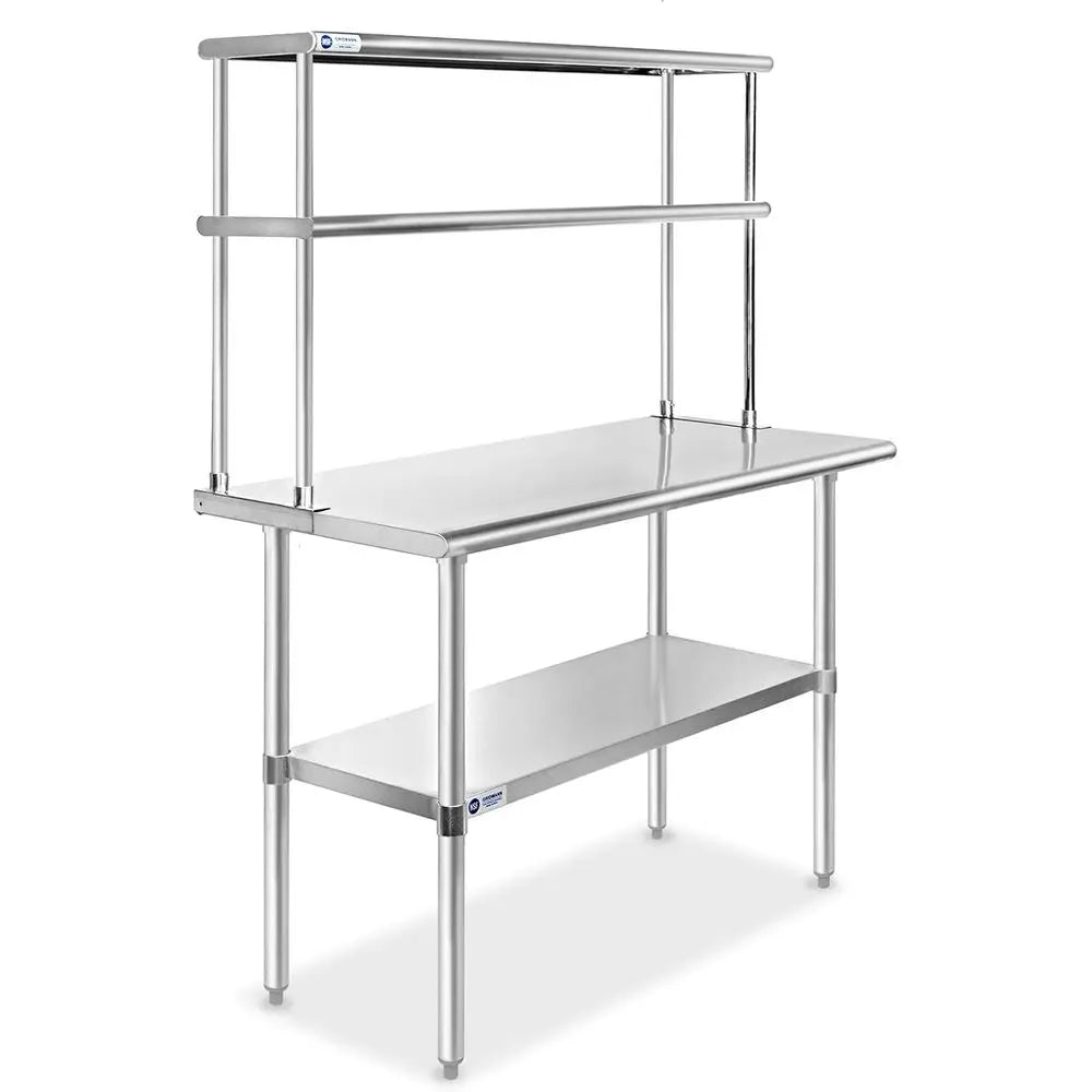 Commercial Kitchen Prep 2-Tier 48 x 12