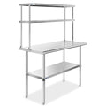Commercial Kitchen Prep 2-Tier 48 x 12