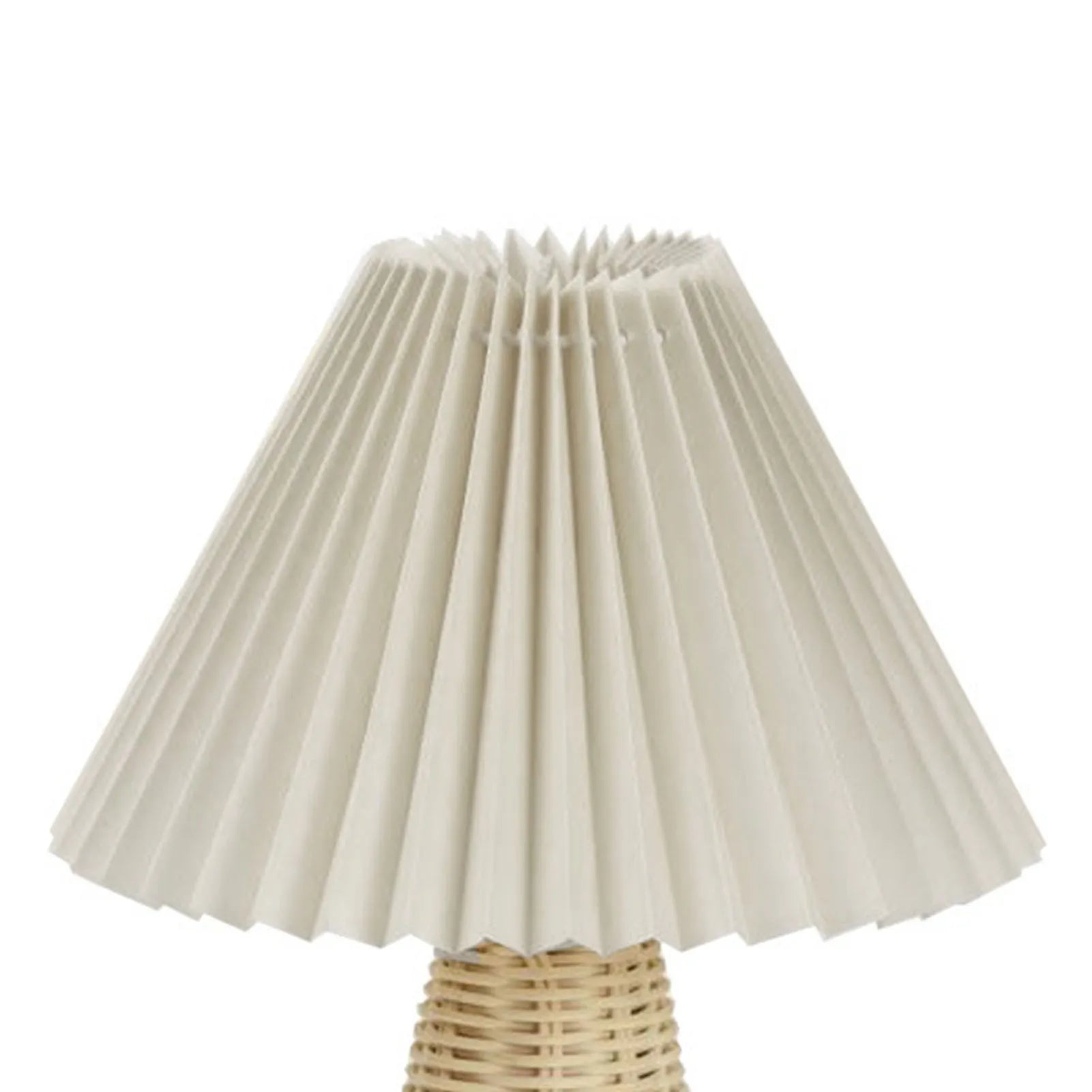 Bedside Night Lamp w/Rattan