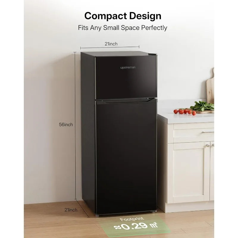 7.7 CF Refrigerator with Freezer Reversible Door Swing