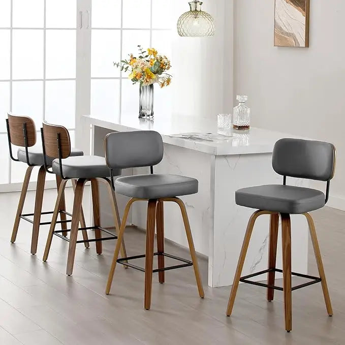 Set of 4 Swivel Counter Height