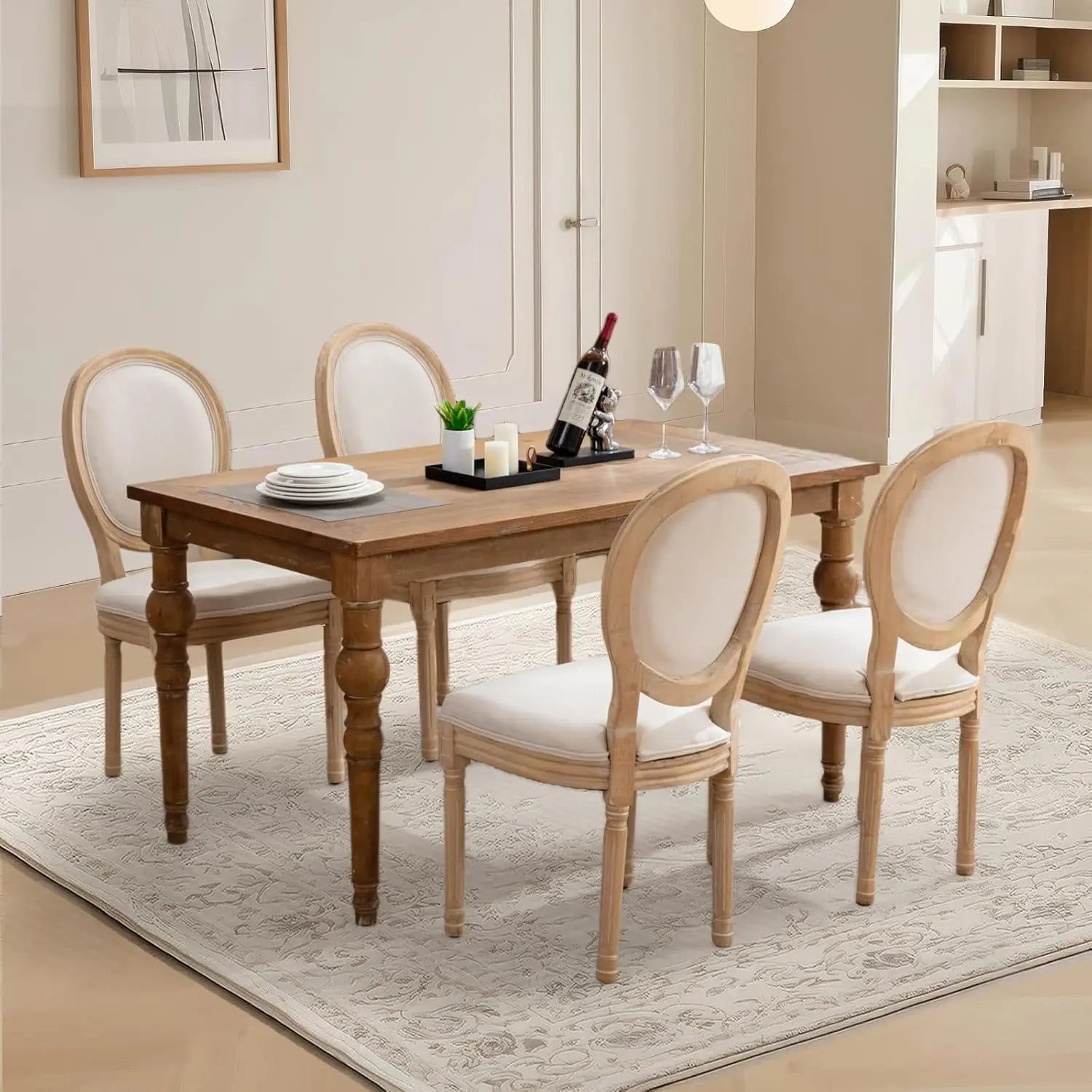 4 Round Back Upholstered, Restaurant