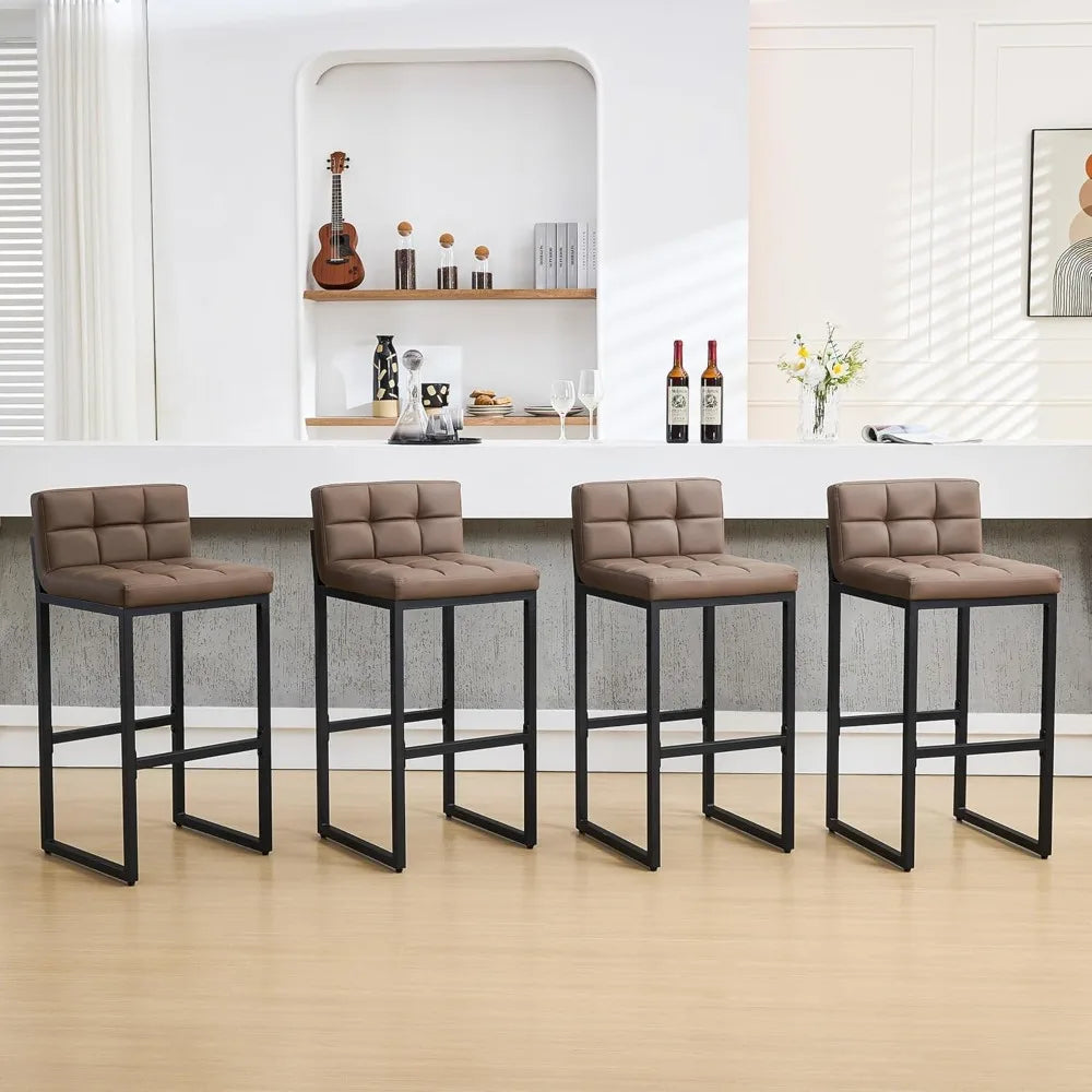 Bar Height upholstered Stools (4)