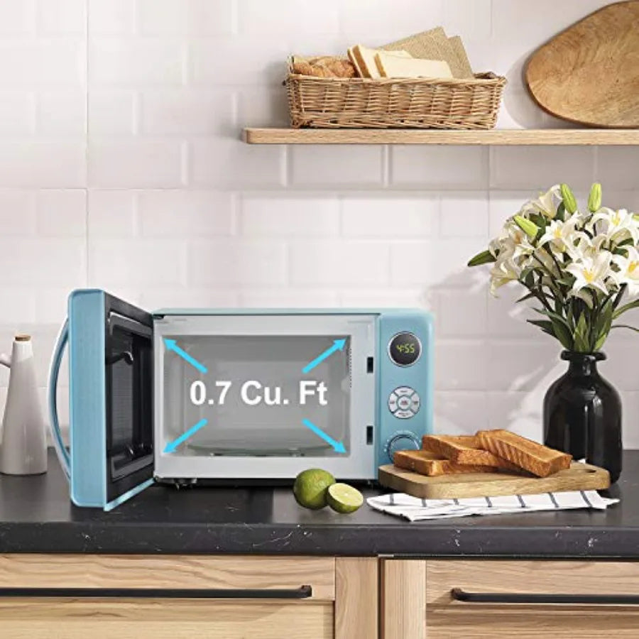 Retro Microwave, LED Lighting, Bebop Color