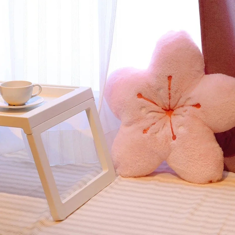 Super Soft Cherry Blossom Flower Pillow