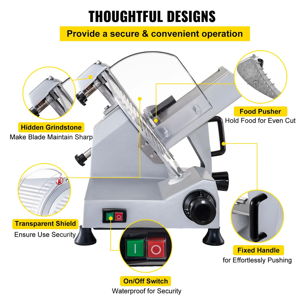 Commercial Meat Slicer 320W Electric Food 12"