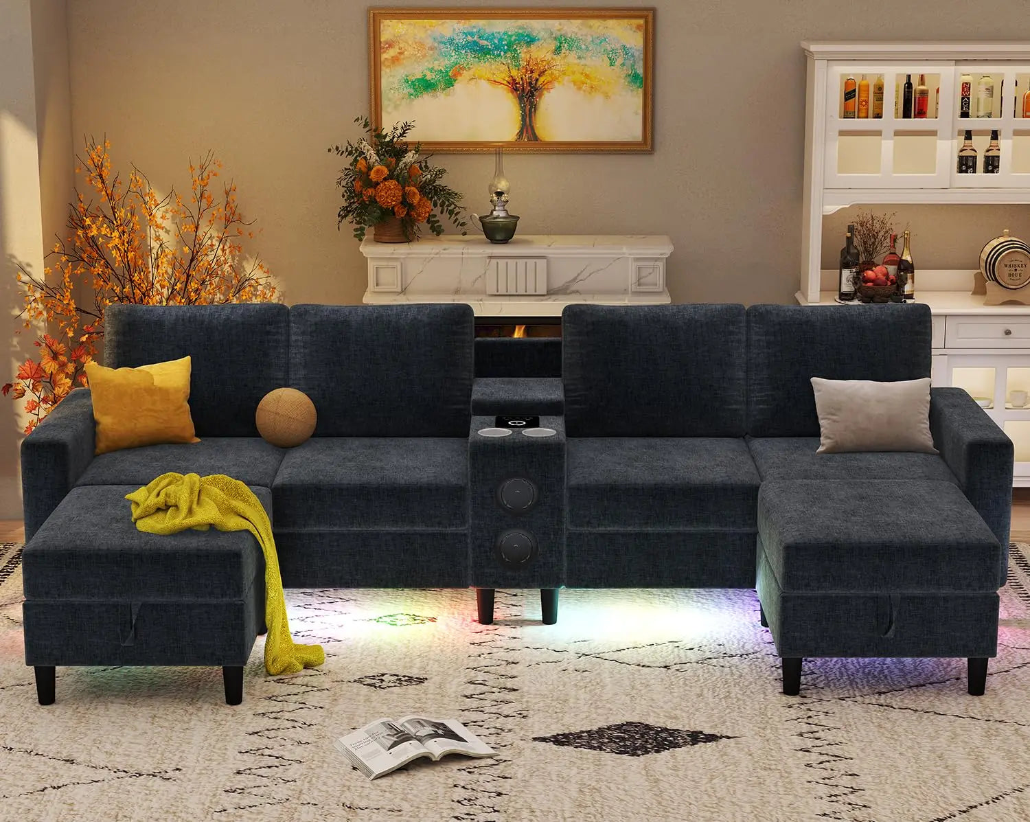 6 Seat Sectional Sofa