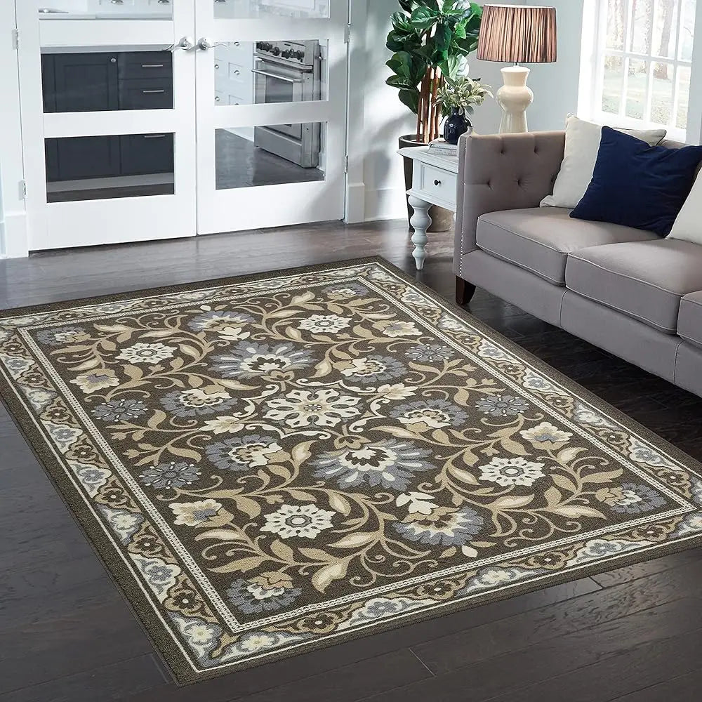 5x7 Light Brown Boho W/border