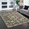 5x7 Light Brown Boho W/border