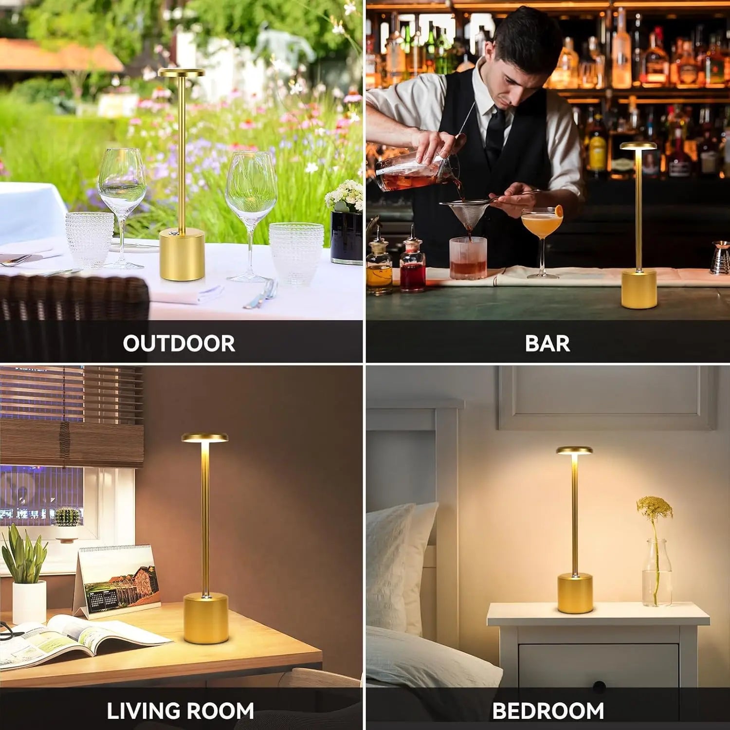 Rechargeable LED Wireless Touch Lamps 2