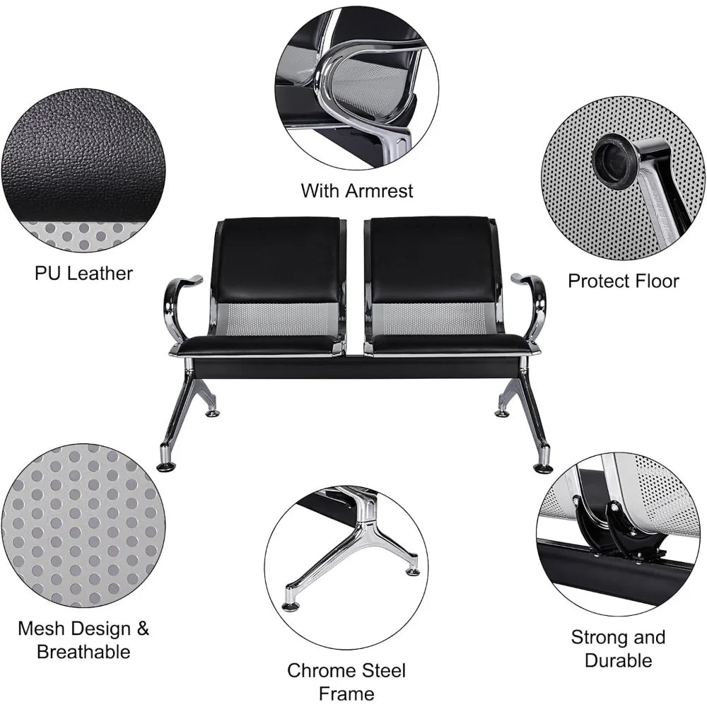 5-Seat Office Lobby Chairs