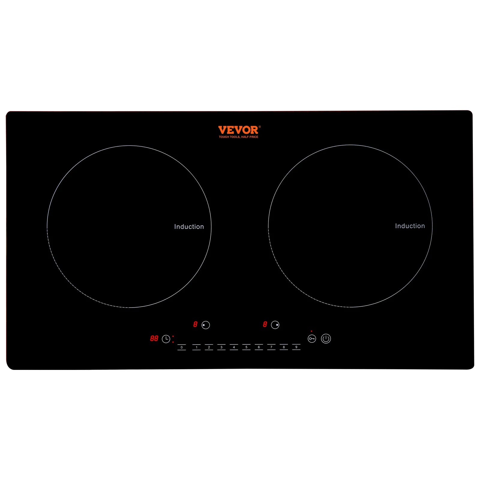 2 Induction, Sensor Touch Control, Magnetic Cooker