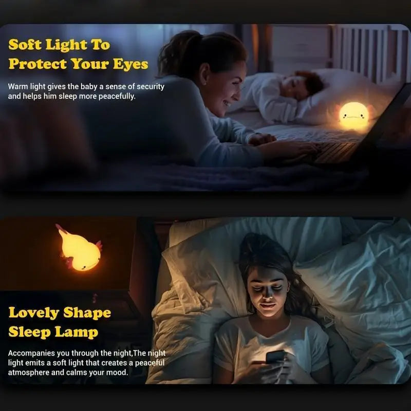 Cute Dinosaur Squishy LED Lamp