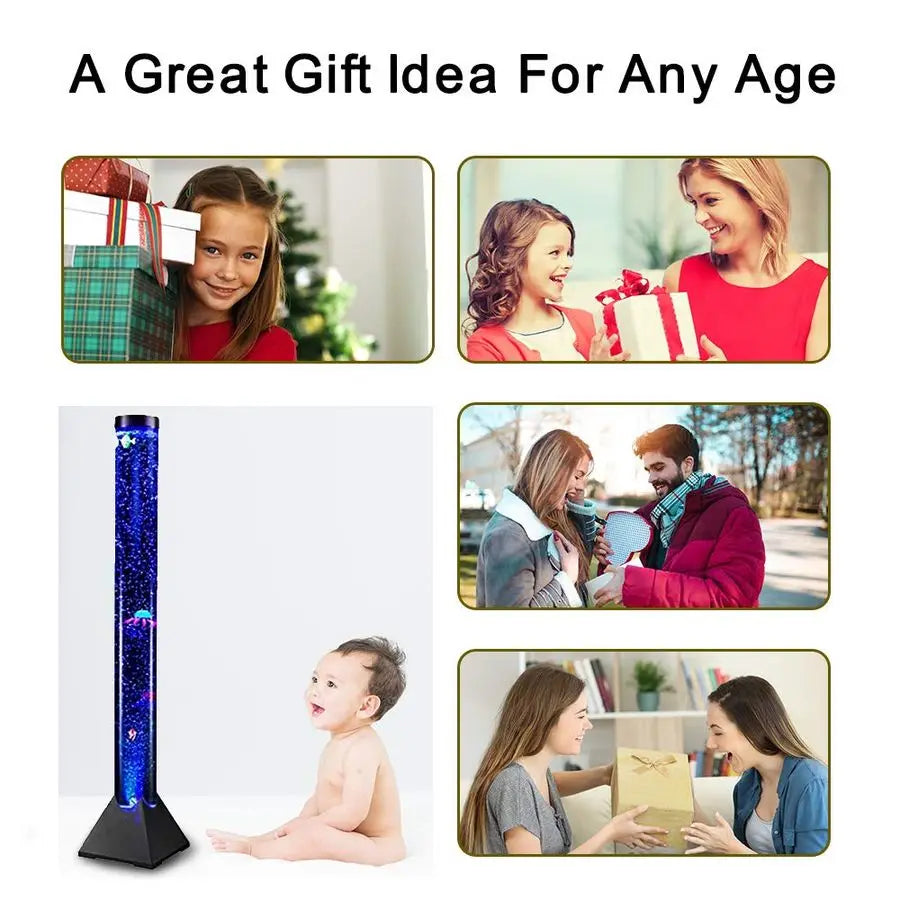 LED Bubble Tube Fish Aquarium Lamp