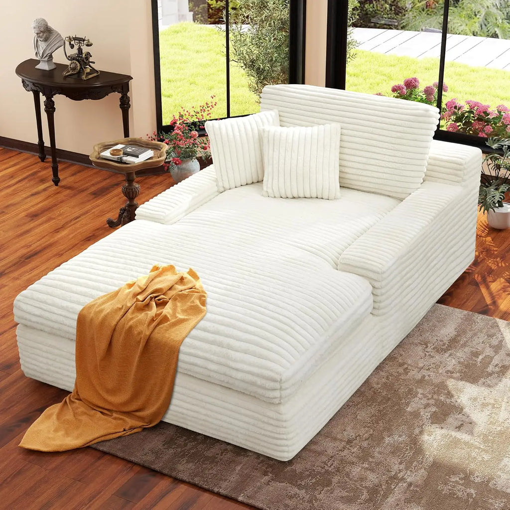71.3" Chaise Lounge Chair Indoor