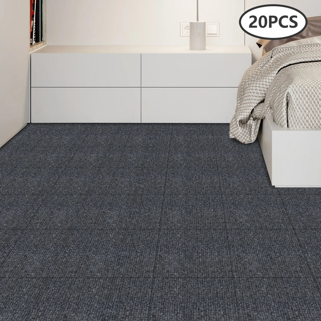 20pcs Carpet Floor Sticker 20"x20" Removable