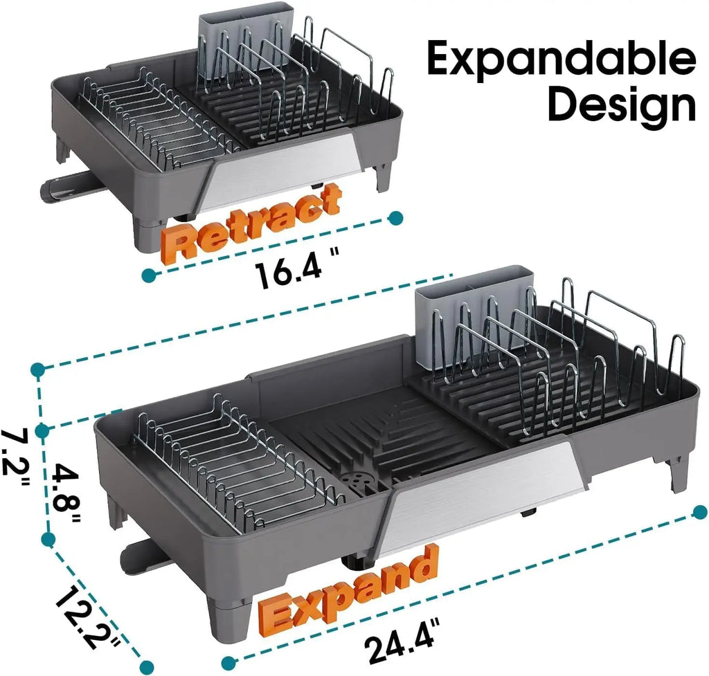 Large Expandable Dish Rack,