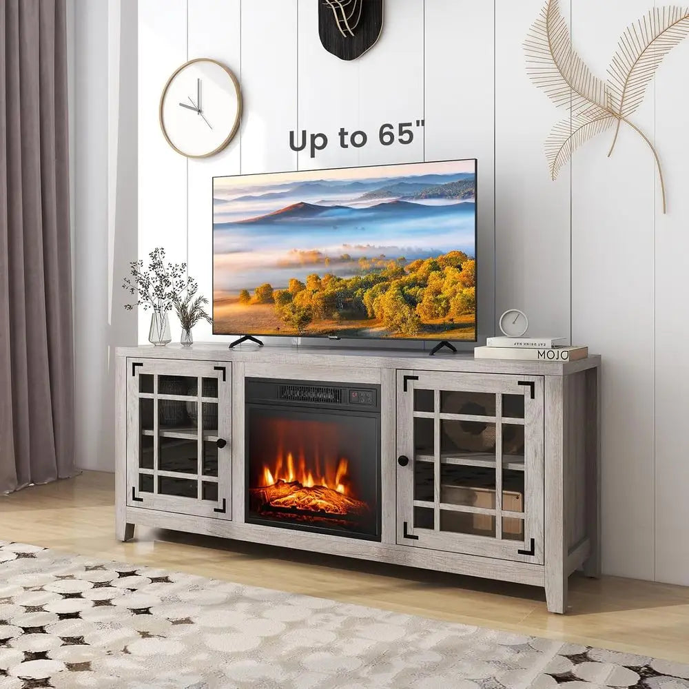 Electric Fireplace 18 Center, Remote/Thermostat