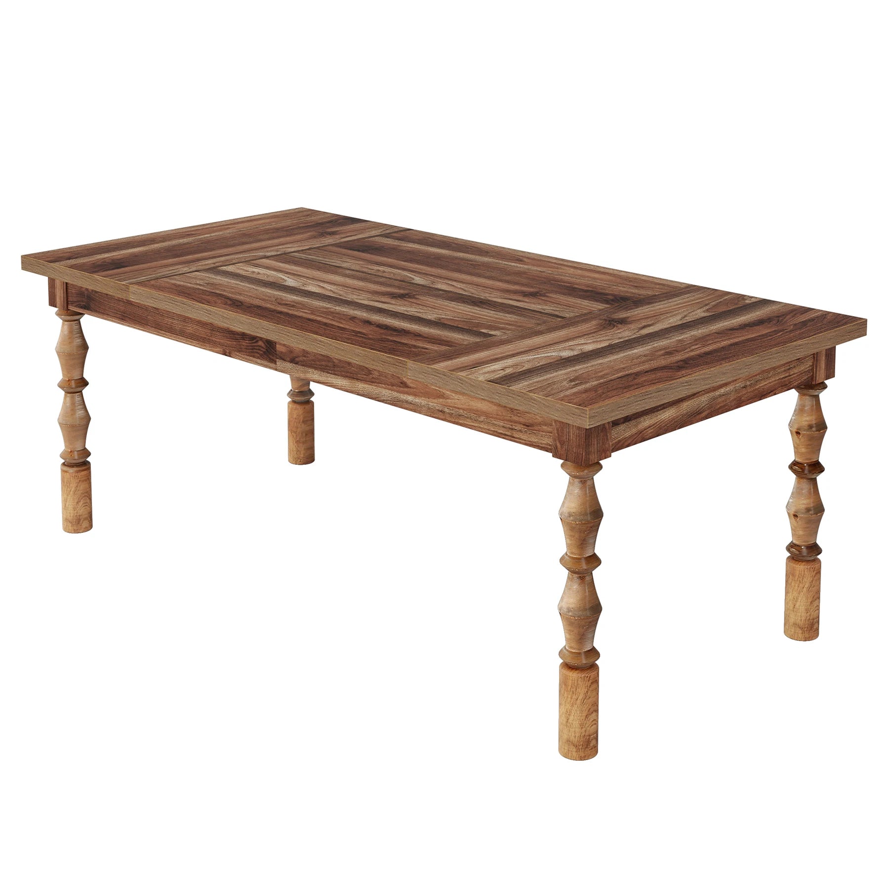 62” Wood for 4-6 Farmhouse Large Indoor/Outdoor