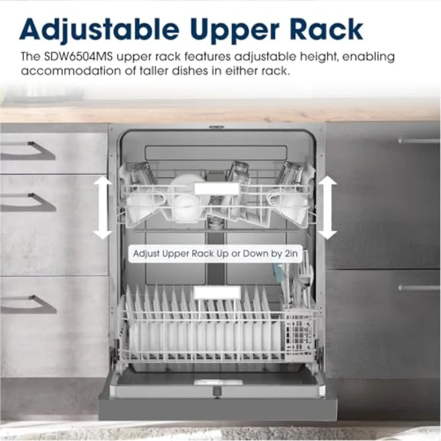 24-inch Stainless Steel Dishwasher Pocket Handle