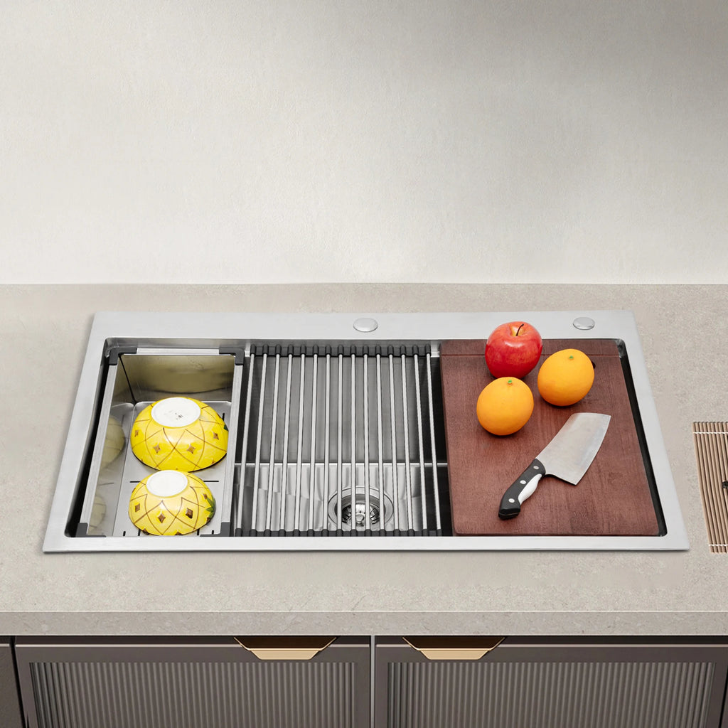 Large Stainless Drop-In 33" Homes/Restaurants