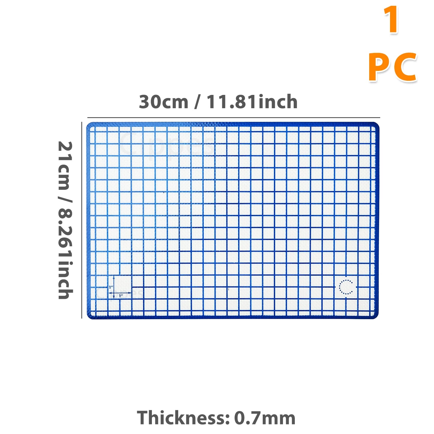 1PC, 2PCS Silicone Baking Mats for Oven 30/42cm