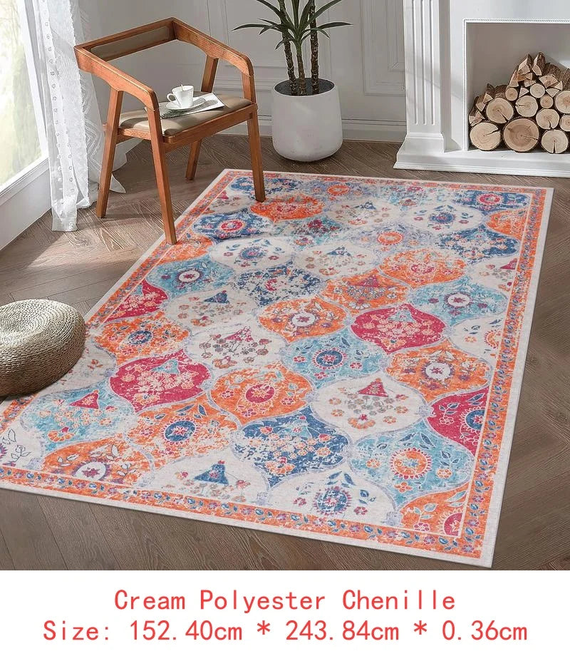 2x3 Washable Pastel Multi Kid & Pet Friendly