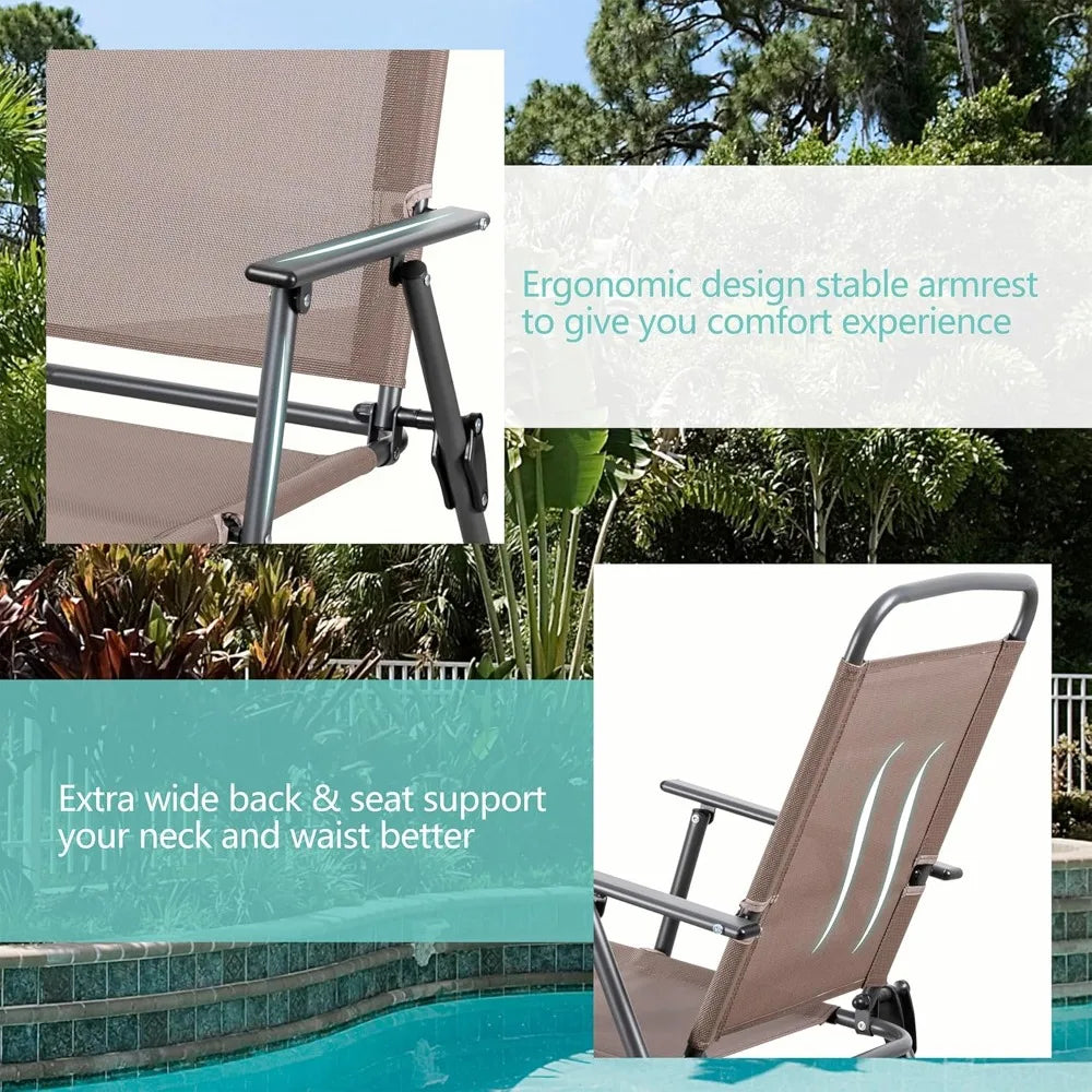 6-Piece Folding Patio Set All-Weather