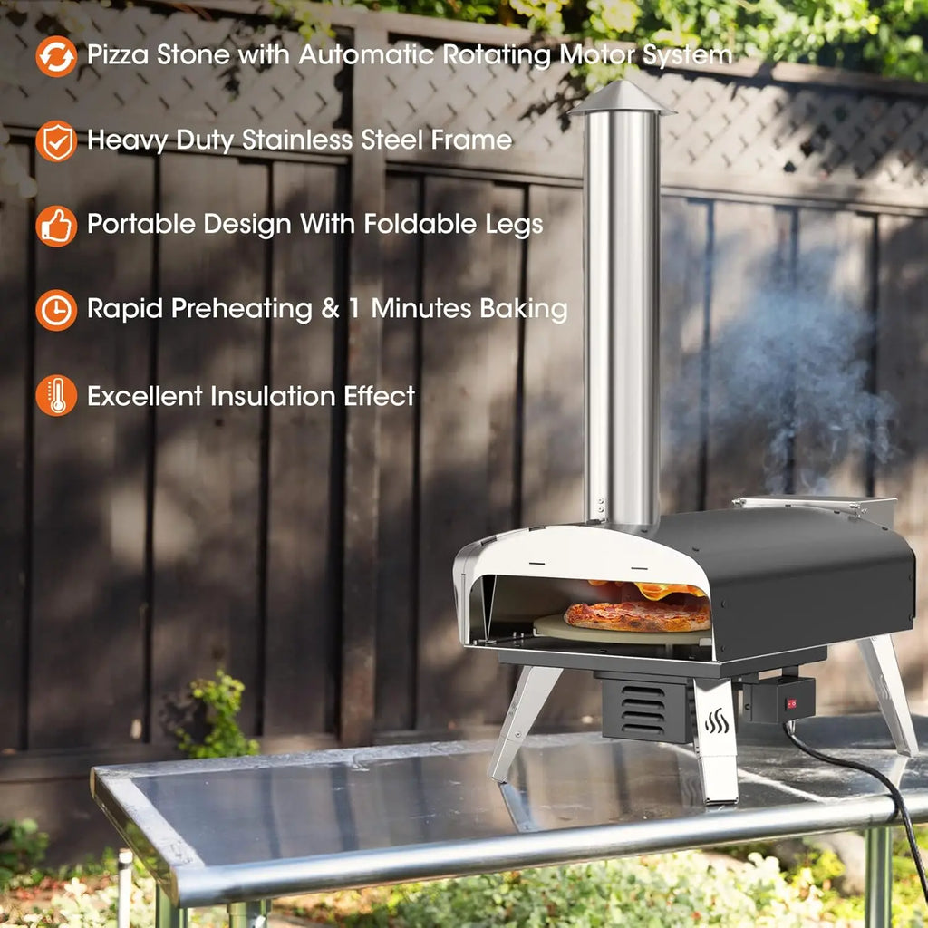 Outdoor Pizza Oven Wood Pellet Fired