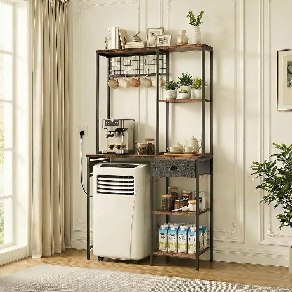 3-Tier Over Mini Fridge Shelf, outlet