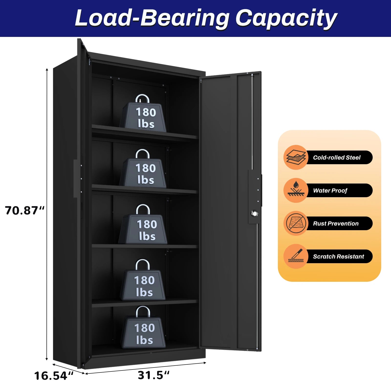 Metal File Cabinet for Garage Storage