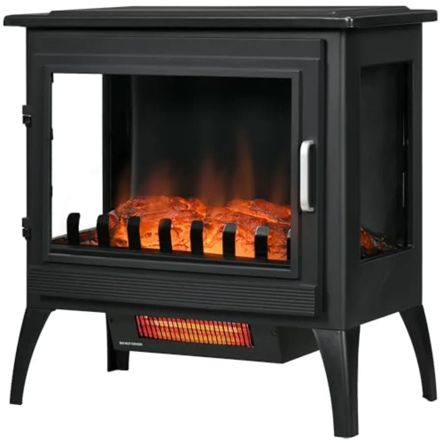 24 Freestanding Electric Fireplace Stove