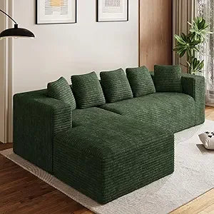 131" Sectional Sofa Cloud
