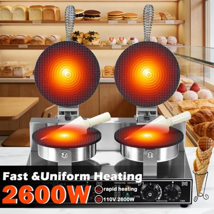 Commercial Waffle Cone Maker Commercial 2600W